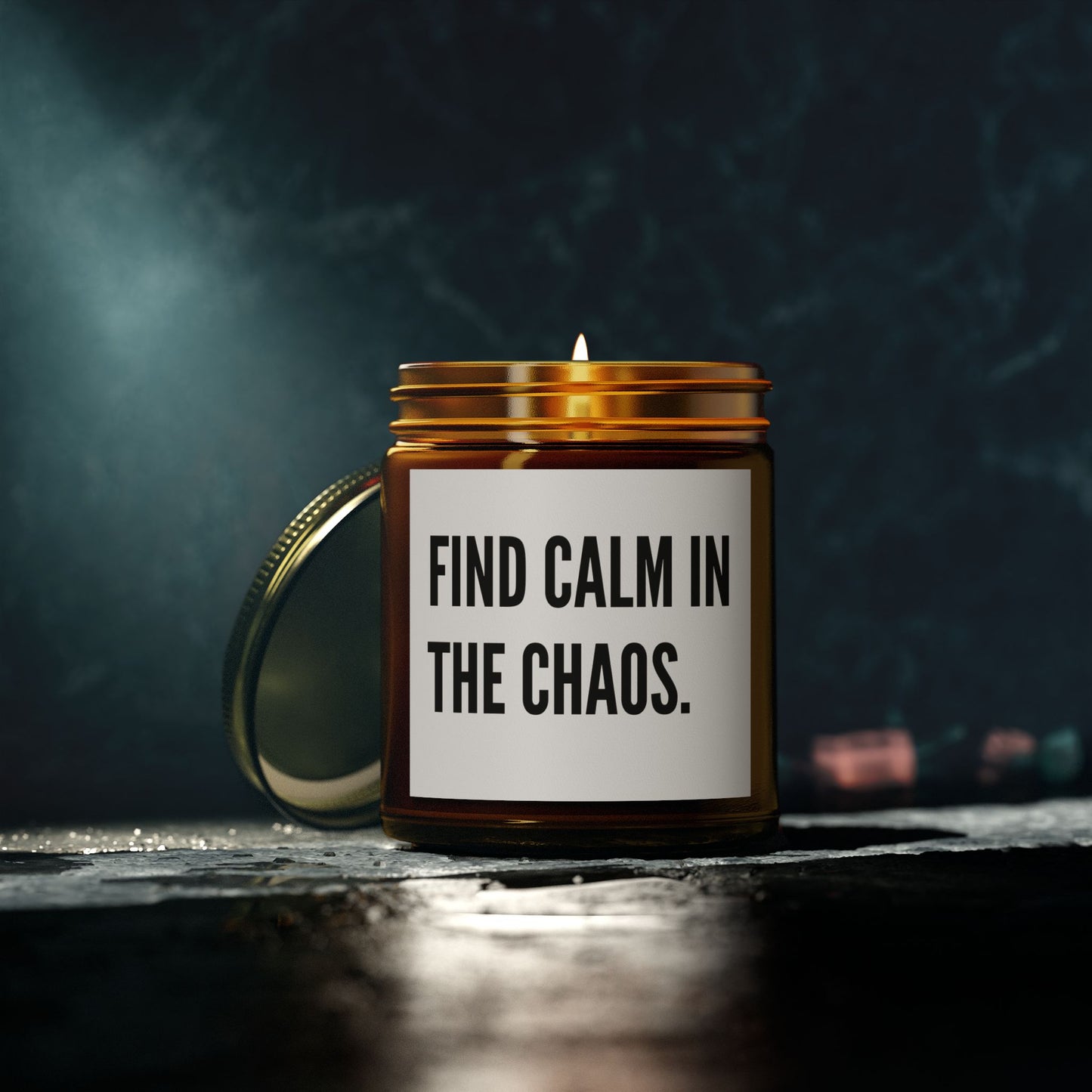 'Find Calm in the Chaos' Scented Coconut Apricot Wax