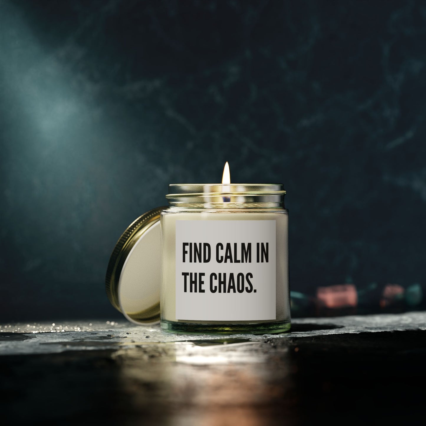 'Find Calm in the Chaos' Scented Coconut Apricot Wax