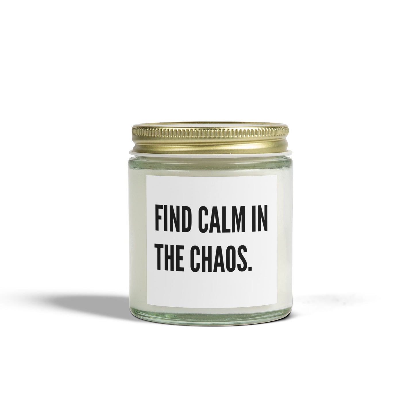 'Find Calm in the Chaos' Scented Coconut Apricot Wax