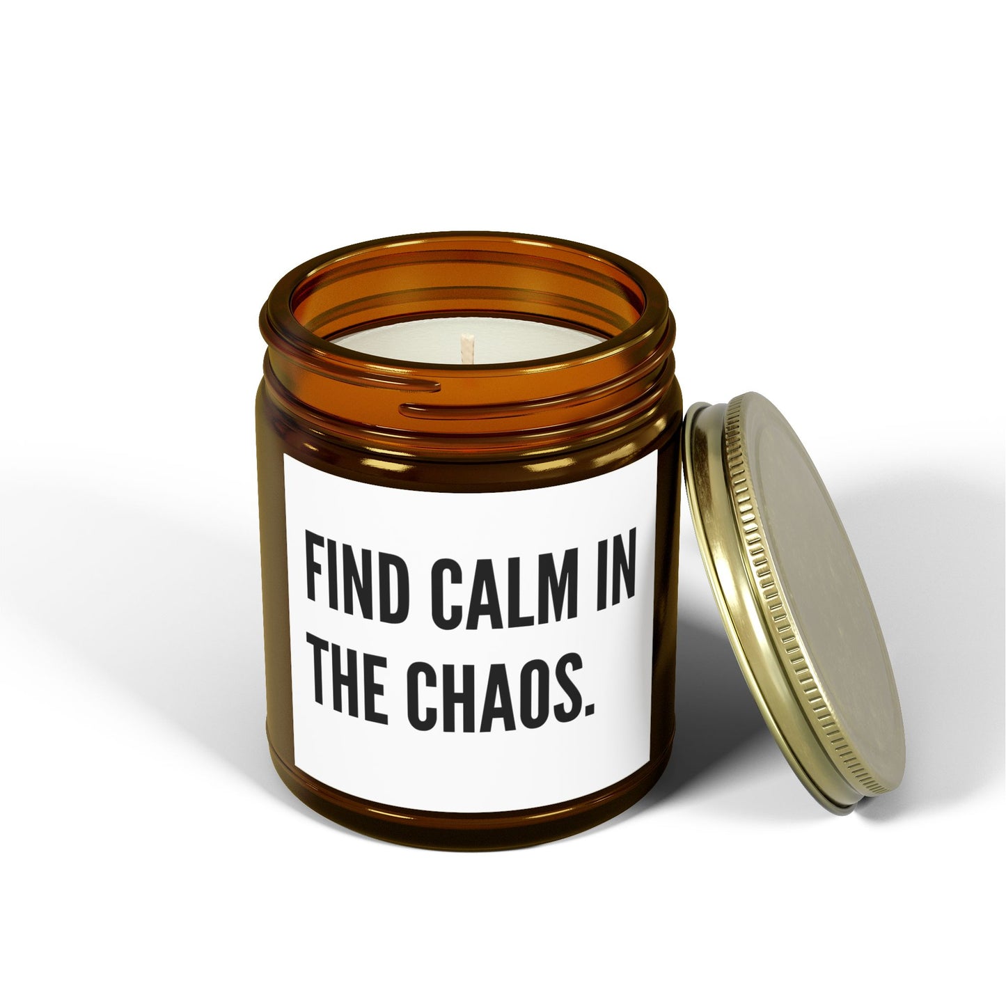 'Find Calm in the Chaos' Scented Coconut Apricot Wax