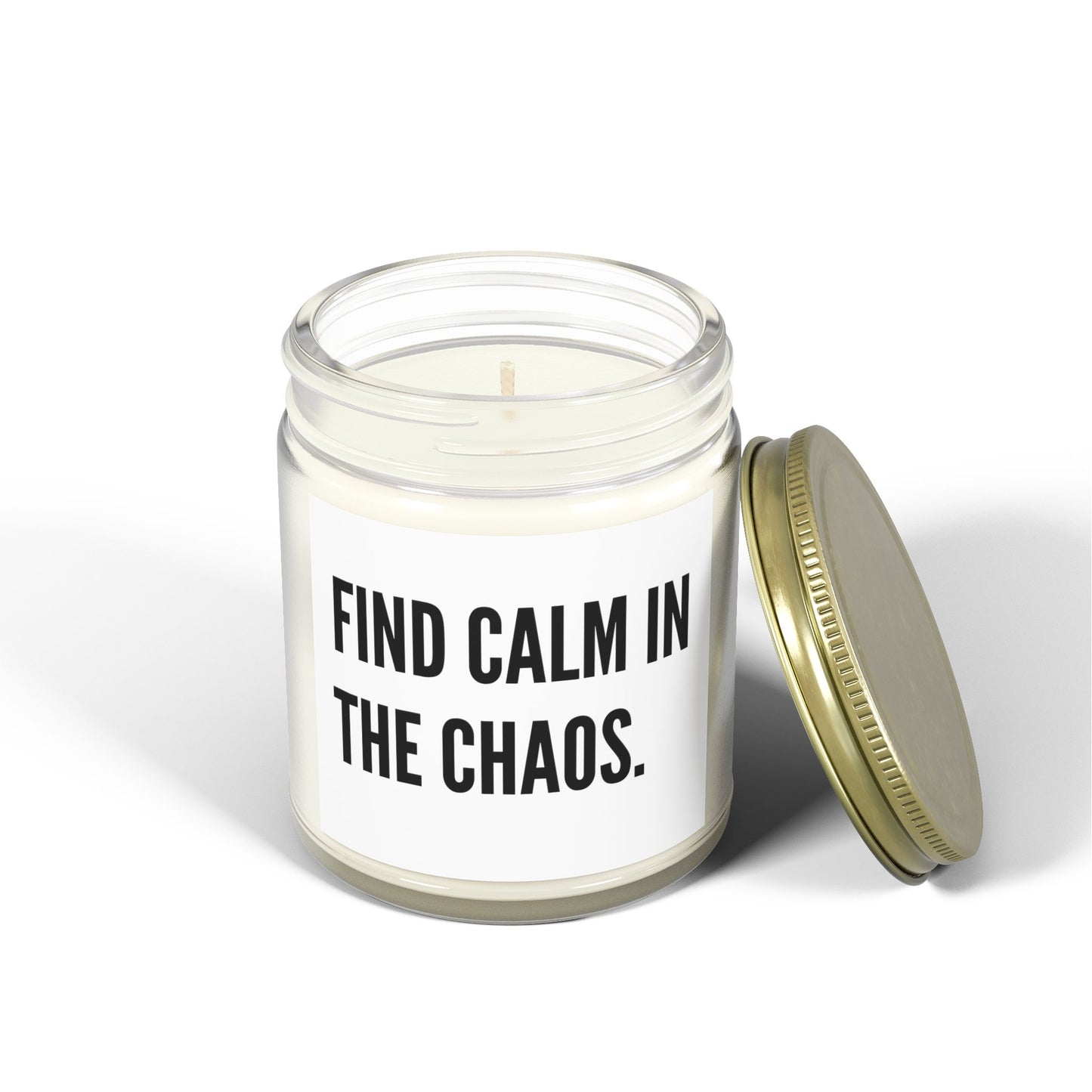 'Find Calm in the Chaos' Scented Coconut Apricot Wax