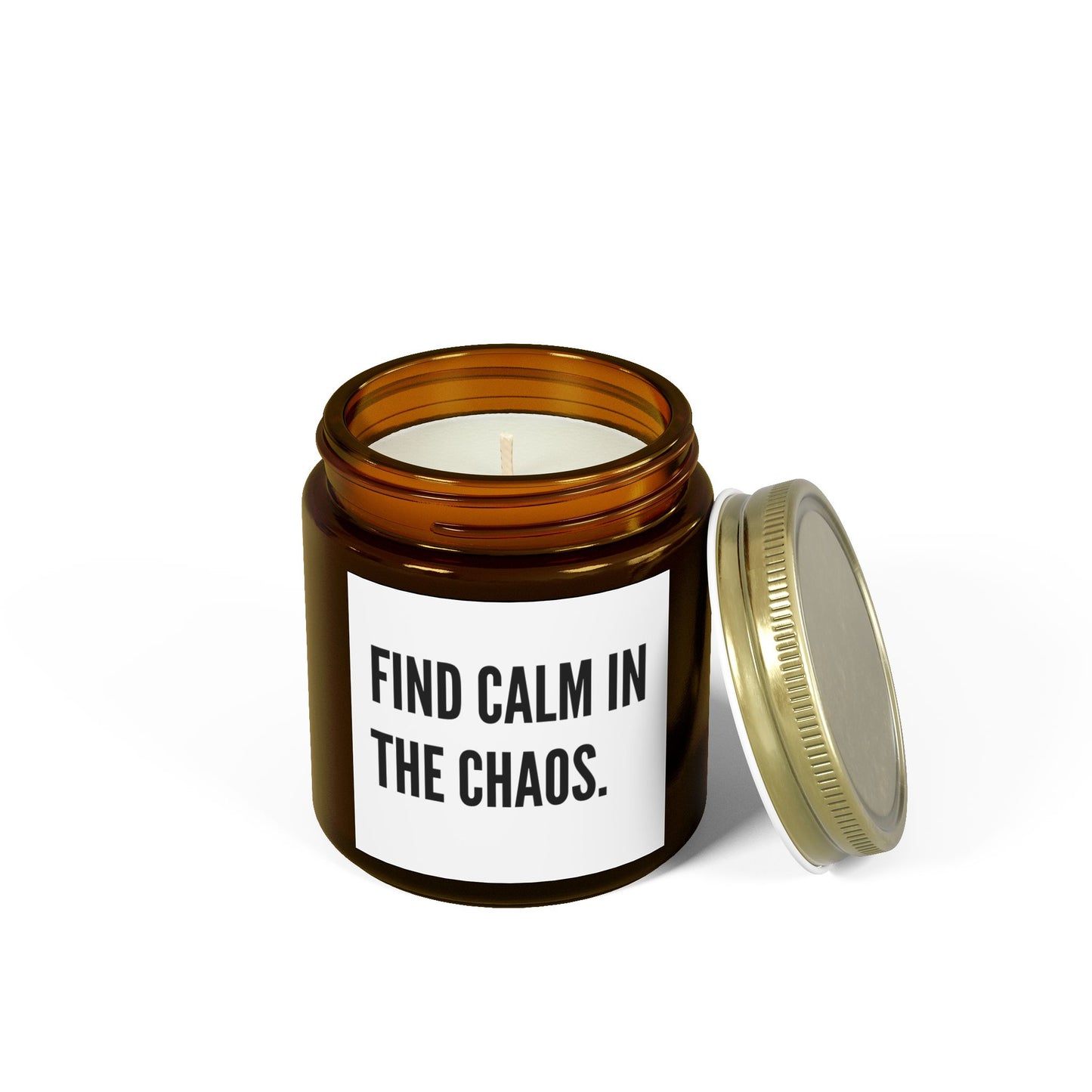 'Find Calm in the Chaos' Scented Coconut Apricot Wax