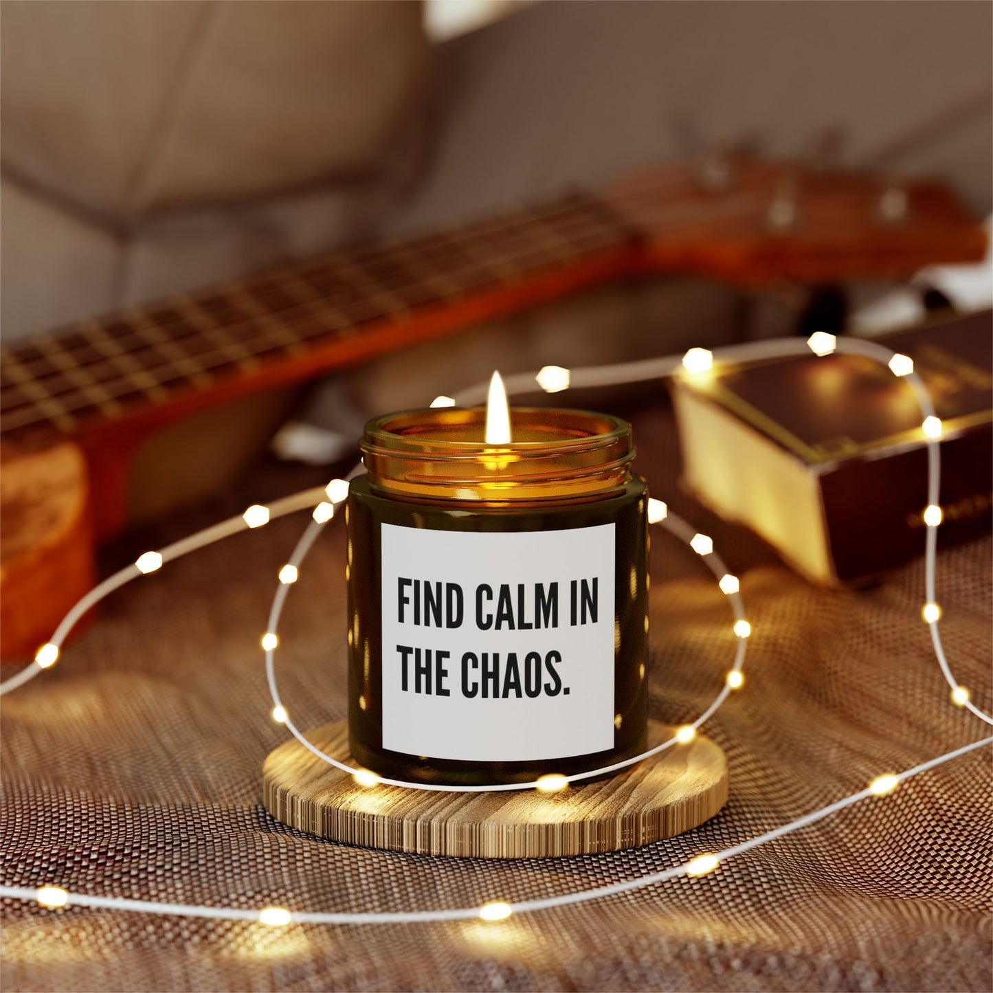 'Find Calm in the Chaos' Scented Coconut Apricot Wax