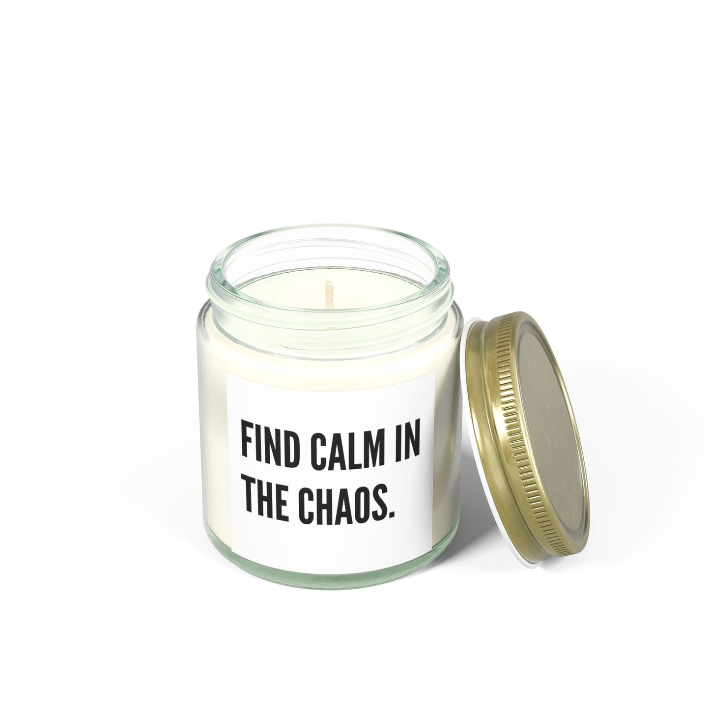 'Find Calm in the Chaos' Scented Coconut Apricot Wax