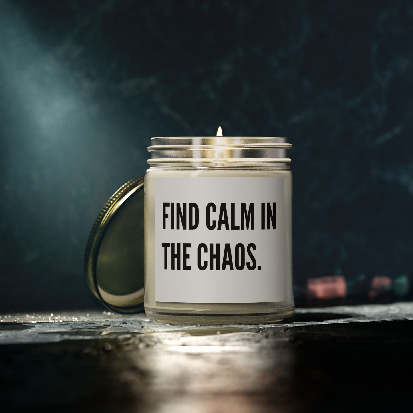 'Find Calm in the Chaos' Scented Coconut Apricot Wax