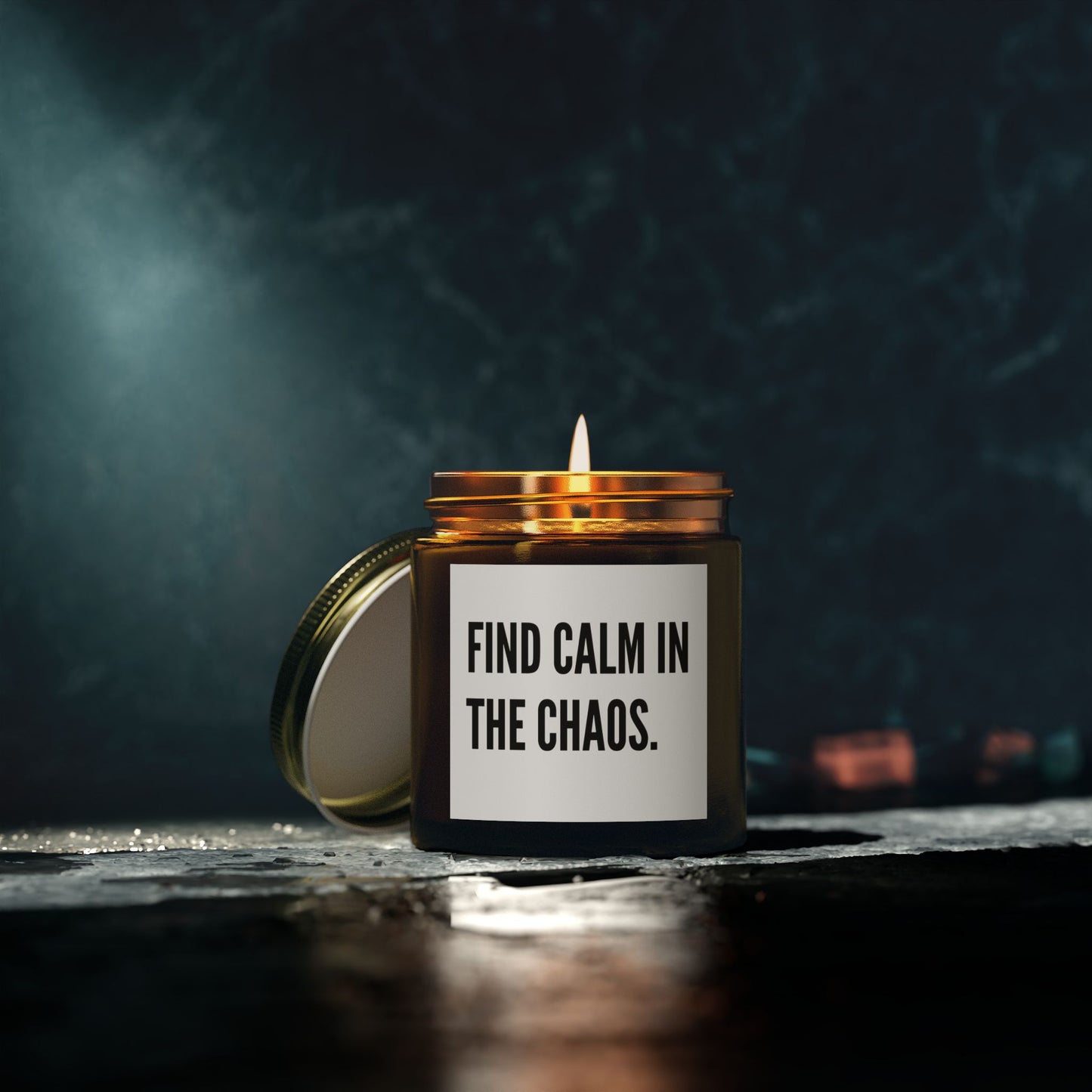 'Find Calm in the Chaos' Scented Coconut Apricot Wax