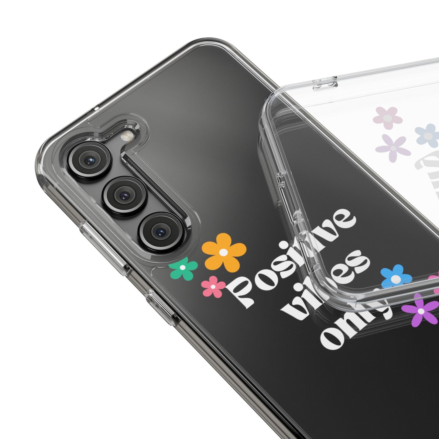 “Positive vibes only” Phone Case